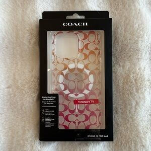 🆕 COACH | iPhone 16 Pro Max Protective Case for MagSafe!